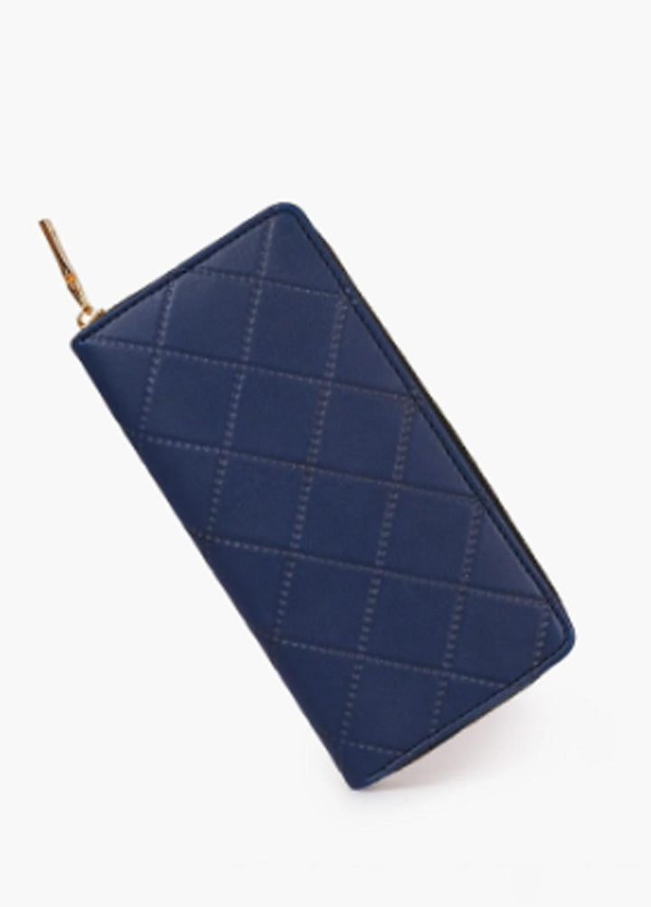 RTW Creation    Wallet RTW23WW WLT-13 Blue Quilted Pattern Wallet - Women Wallet Collection