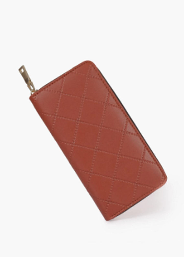 RTW Creation    Wallet RTW23WW WLT-11 Rust Quilted Pattern Wallet - Women Wallet Collection