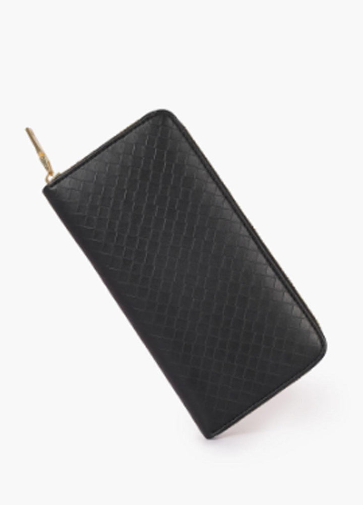 RTW Creation    Wallet RTW23WW WLT-01 Black Weave Pattern Wallet - Women Wallet Collection