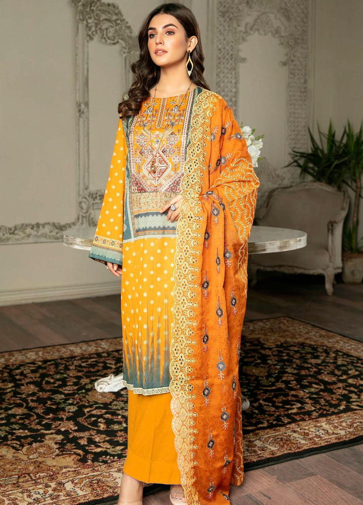 Rubab by Zebaish Embroidered Lawn Suits Unstitched 3 Piece ZSH21RB D-01 - Summer Collection
