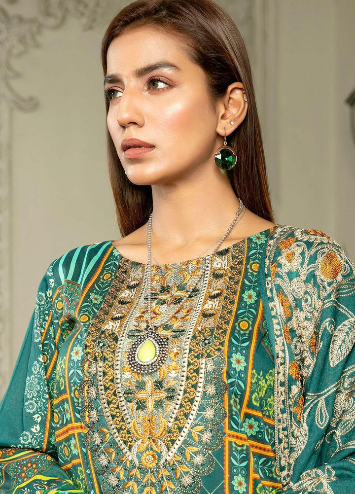 Rubab by Zebaish Embroidered Lawn Suits Unstitched 3 Piece ZSH21RB D-10 - Summer Collection