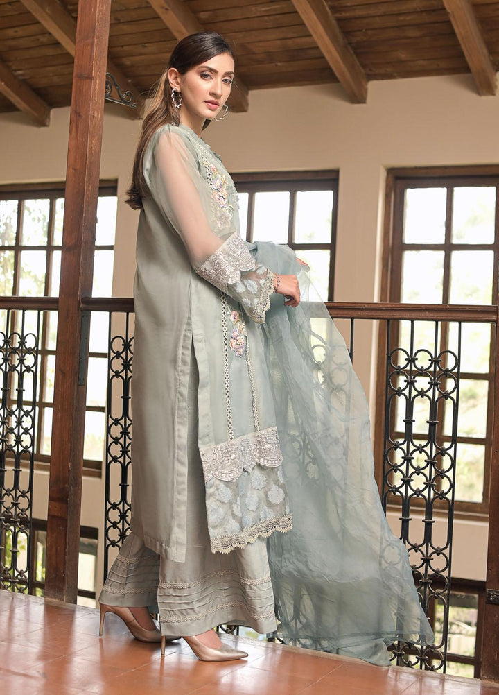 Rubys Couture Luxury Pret  Organza 2 Piece Suit 2704 Haal-e-Dil
