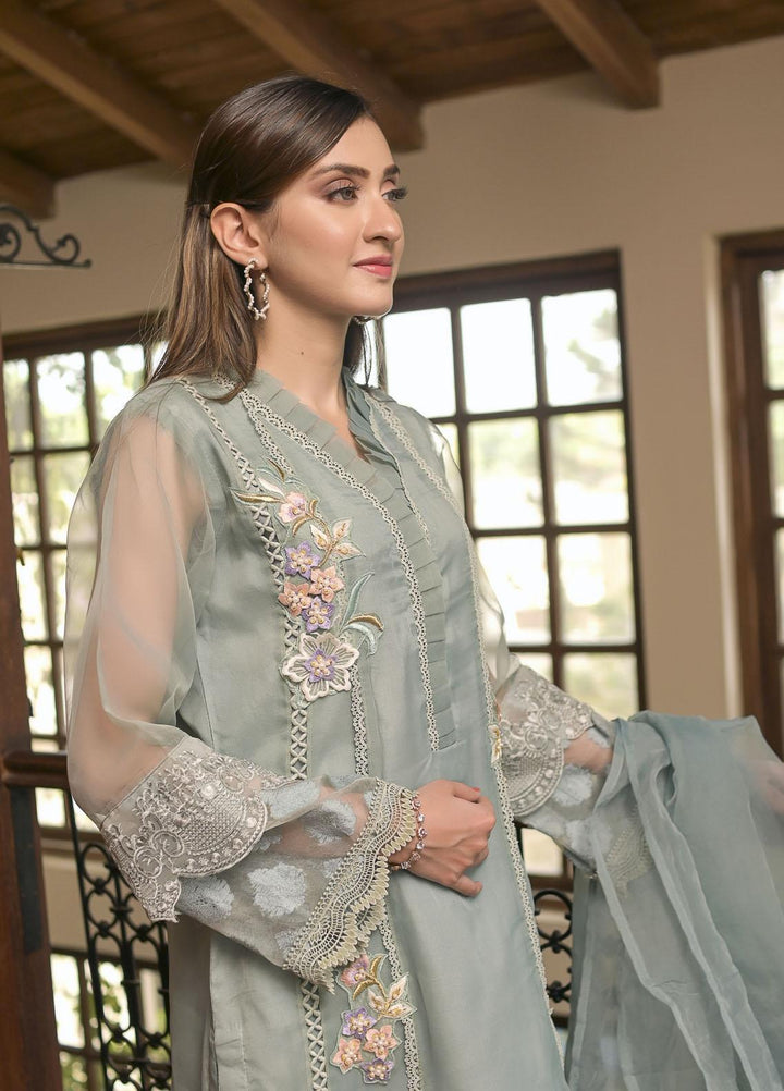 Rubys Couture Luxury Pret  Organza 2 Piece Suit 2704 Haal-e-Dil