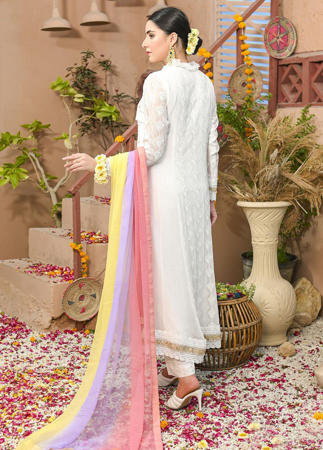 Rubys Couture Luxury Pret  Chiffon 2 Piece Suit Chandni