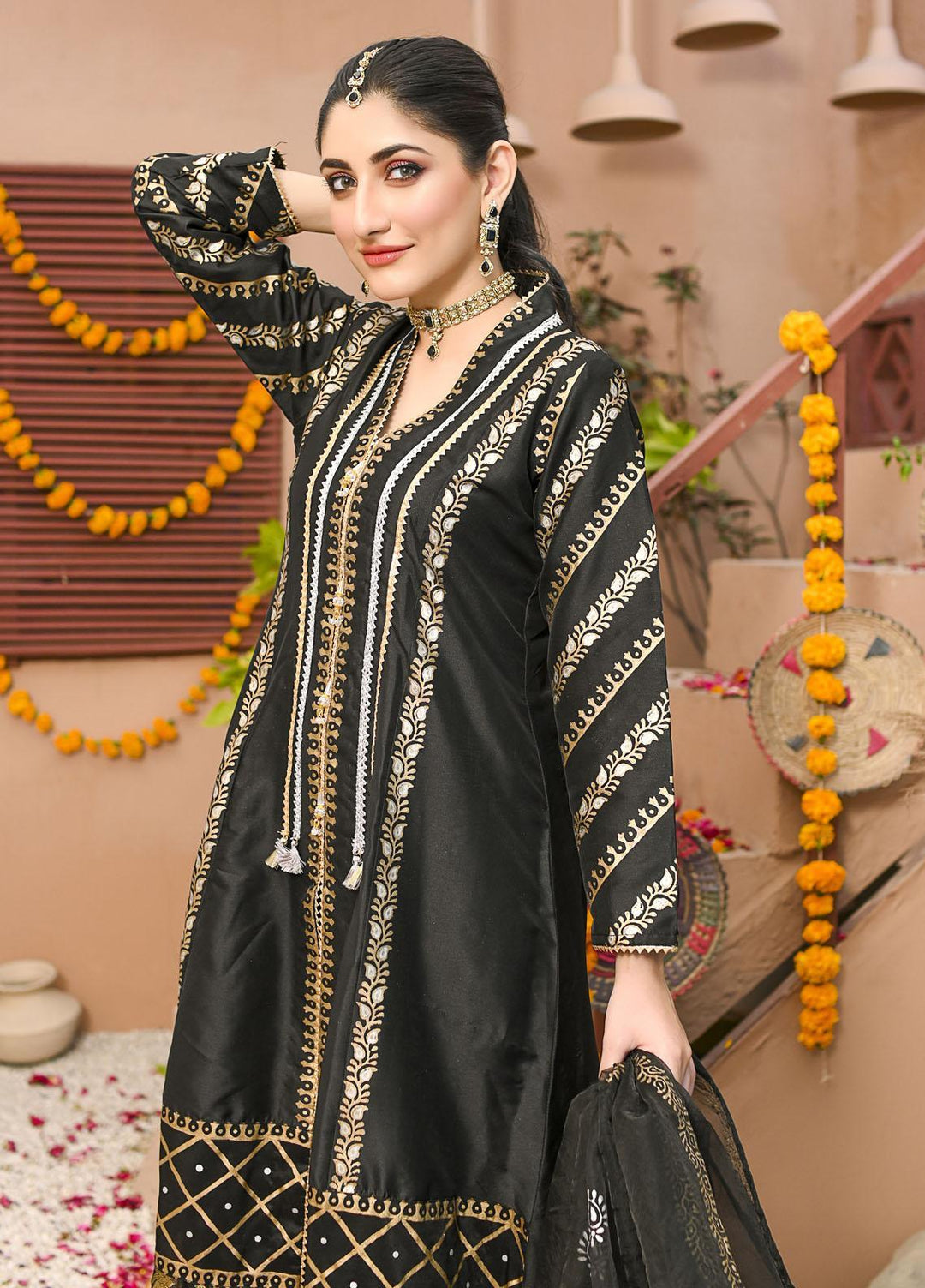 Rubys Couture Luxury Pret  Silk 2 Piece Suit Kajal