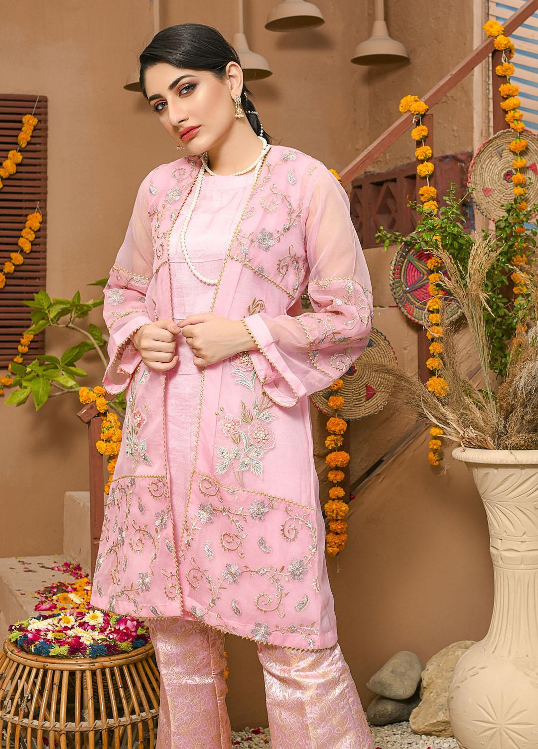 Rubys Couture Luxury Pret  Organza 2 Piece Suit Sehar