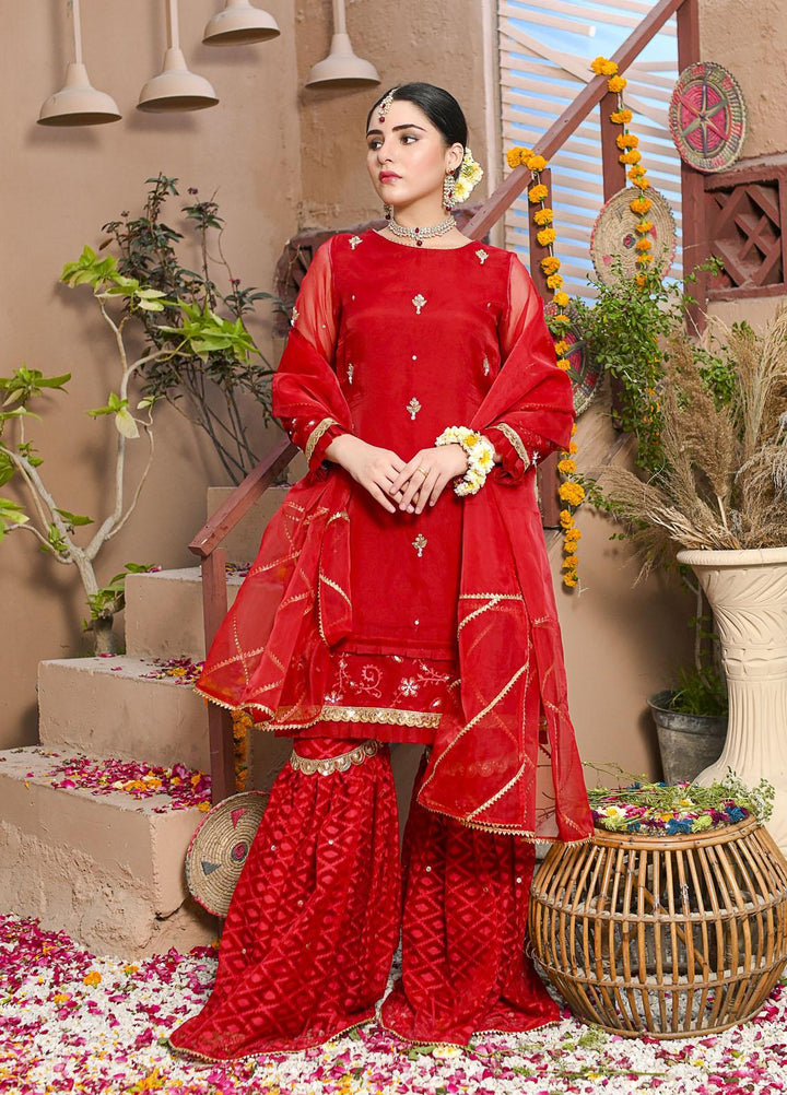 Rubys Couture Luxury Pret  Organza 2 Piece Suit Mehr