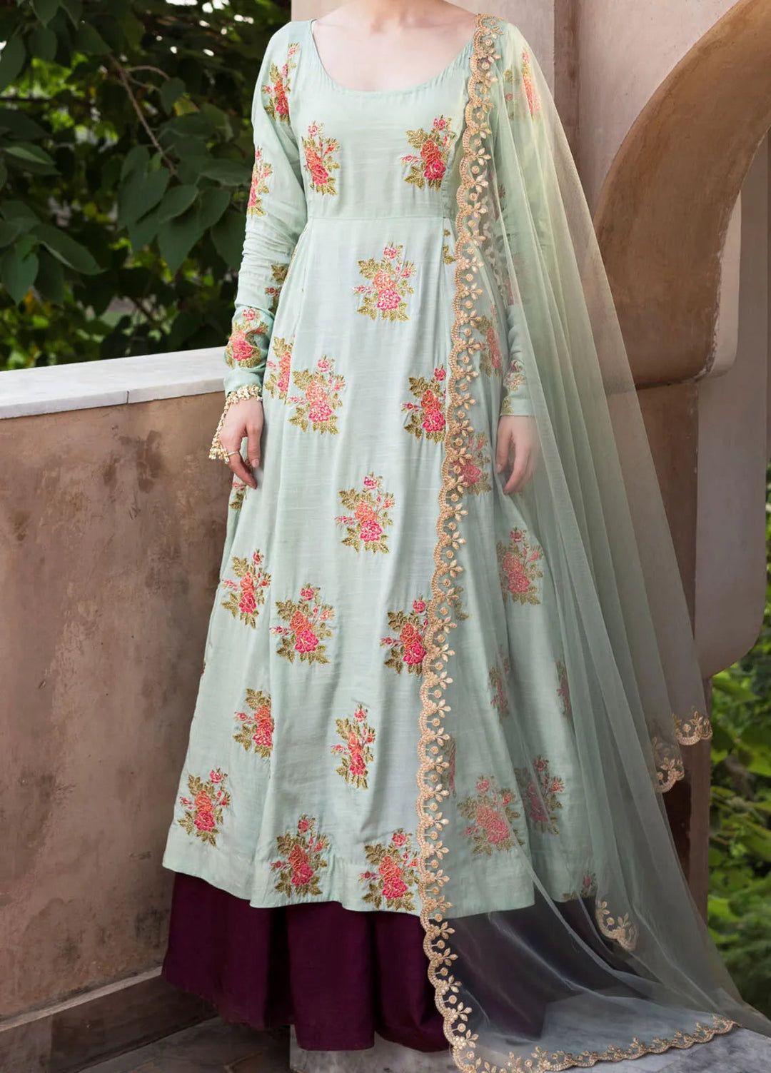 Ruhani by Muraad Embroidered Raw Silk Suit Unstitched 3 Piece MU24R Noorani - Formal Collection