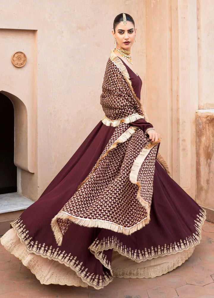 Ruhani by Muraad Embroidered Raw Silk Suit Unstitched 3 Piece MU24R Zareen - Formal Collection