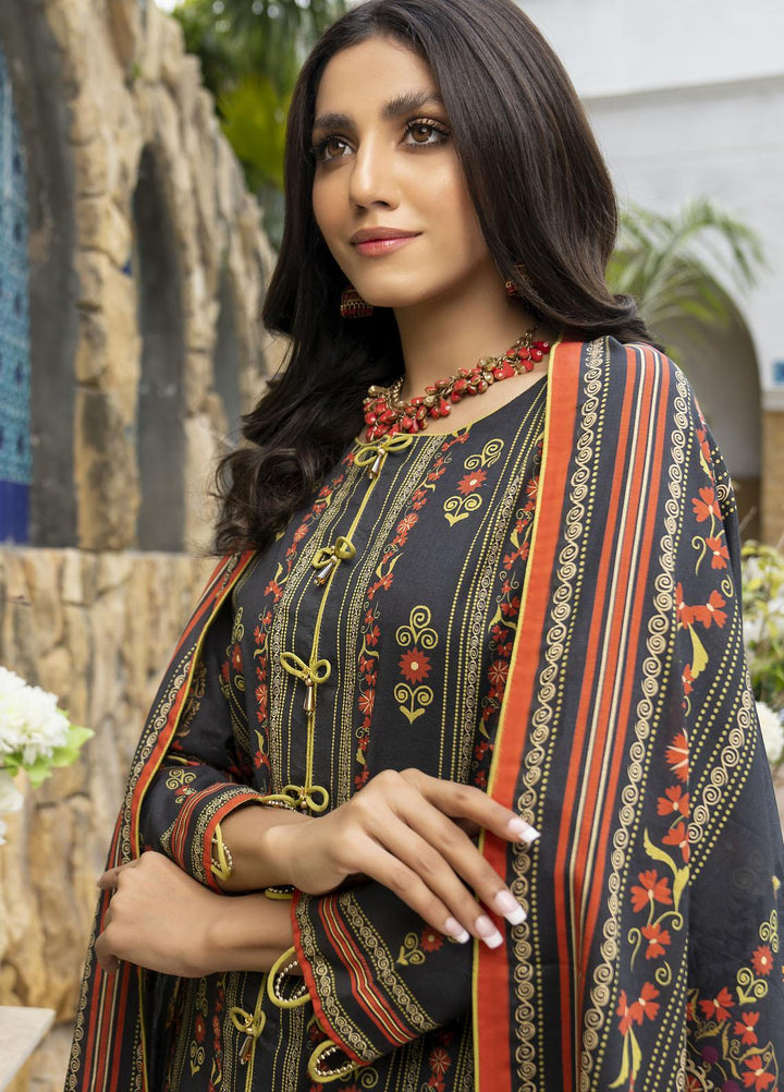 Rujhan Printed Lawn Suits Unstitched 3 Piece RJN22L-3 RP- 005 - Summer Collection