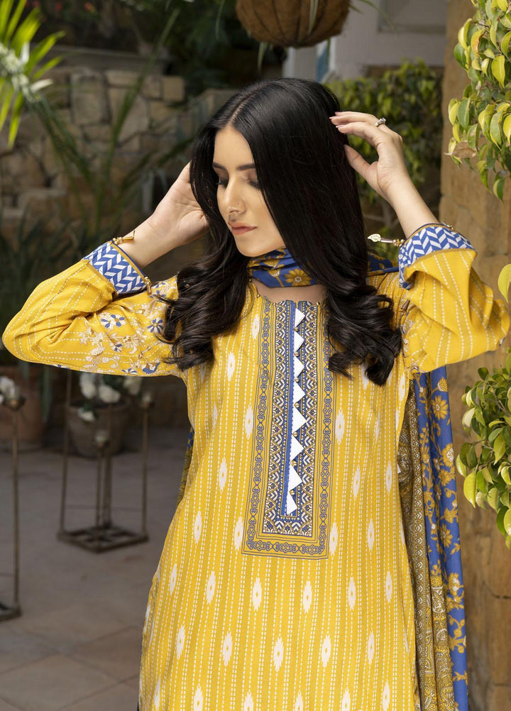 Rujhan Printed Lawn Suits Unstitched 3 Piece RJN22L-3 RP- 010 - Summer Collection