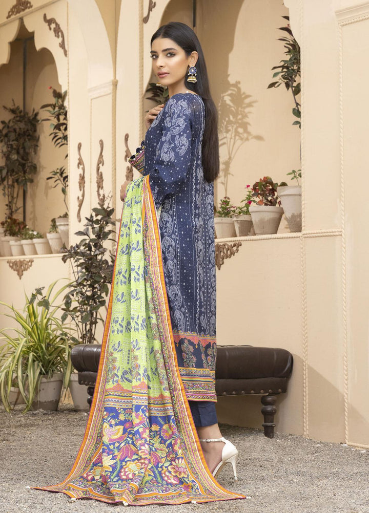 Rujhan Printed Lawn Suits Unstitched 3 Piece RJN22L-3 RPL- 001 - Summer Collection