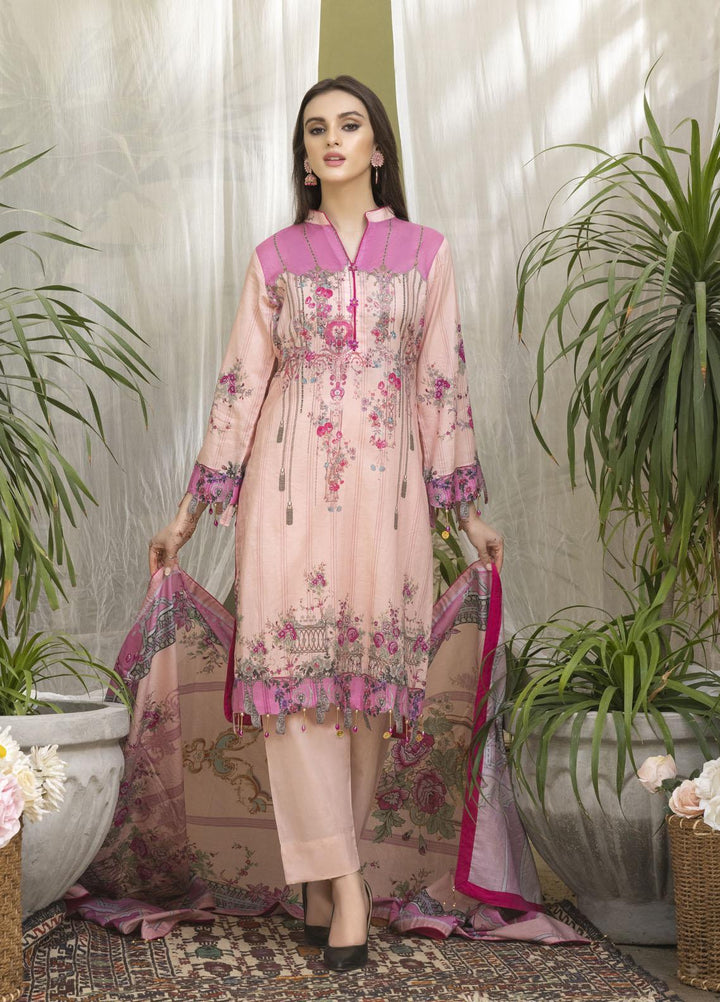 Rujhan Printed Lawn Suits Unstitched 3 Piece RJN22L-3 RPL- 004 - Summer Collection