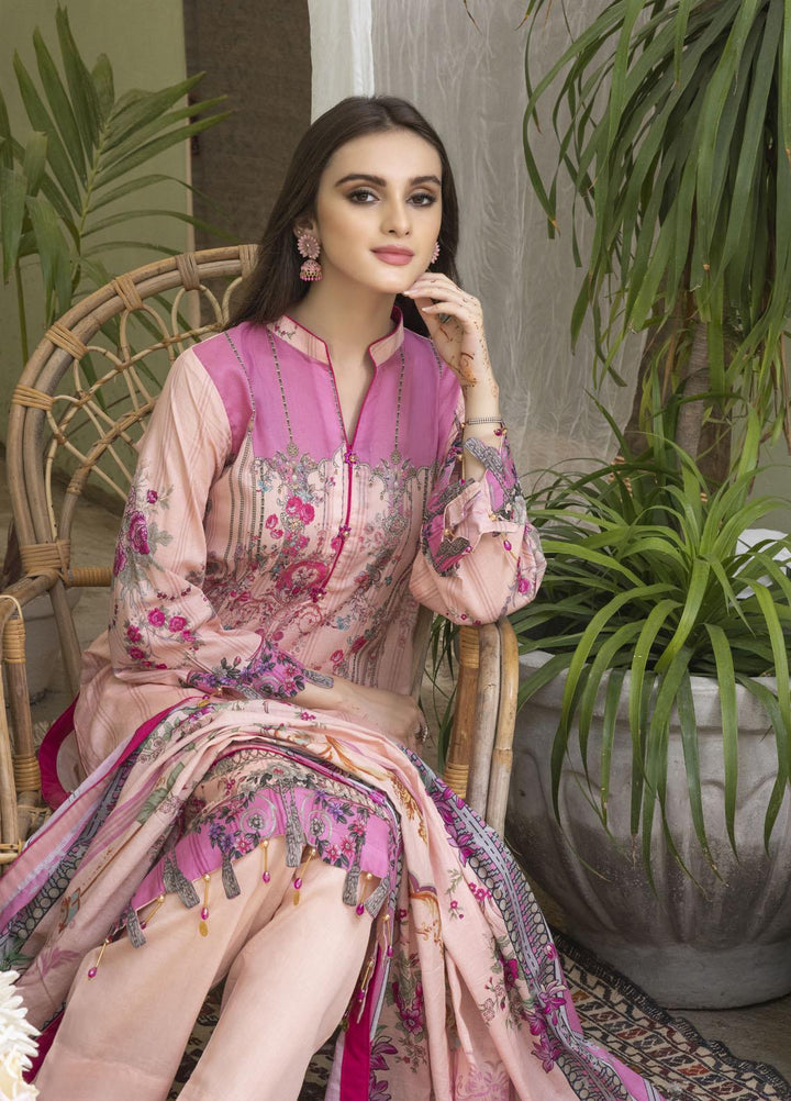 Rujhan Printed Lawn Suits Unstitched 3 Piece RJN22L-3 RPL- 004 - Summer Collection