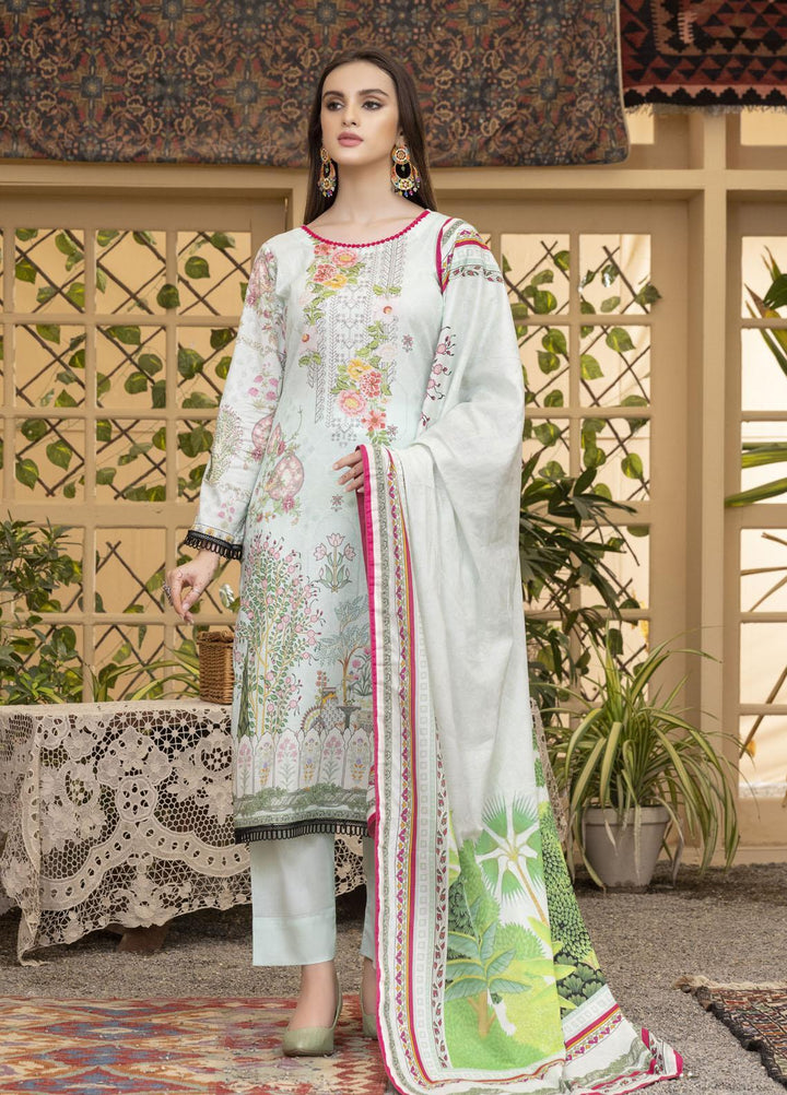 Rujhan Printed Lawn Suits Unstitched 3 Piece RJN22L-3 RPL- 005 - Summer Collection