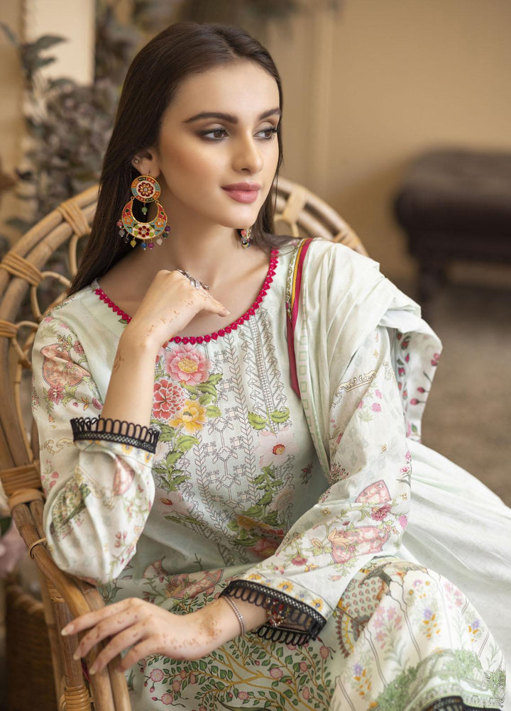 Rujhan Printed Lawn Suits Unstitched 3 Piece RJN22L-3 RPL- 005 - Summer Collection