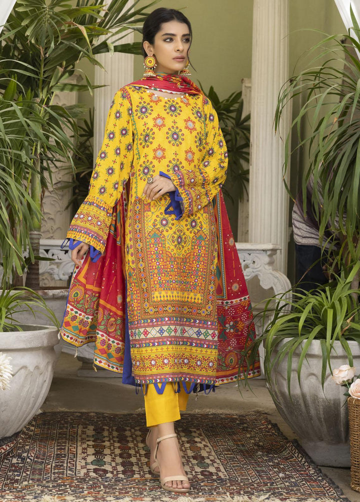 Rujhan Printed Lawn Suits Unstitched 3 Piece RJN22L-3 RPL- 006 - Summer Collection