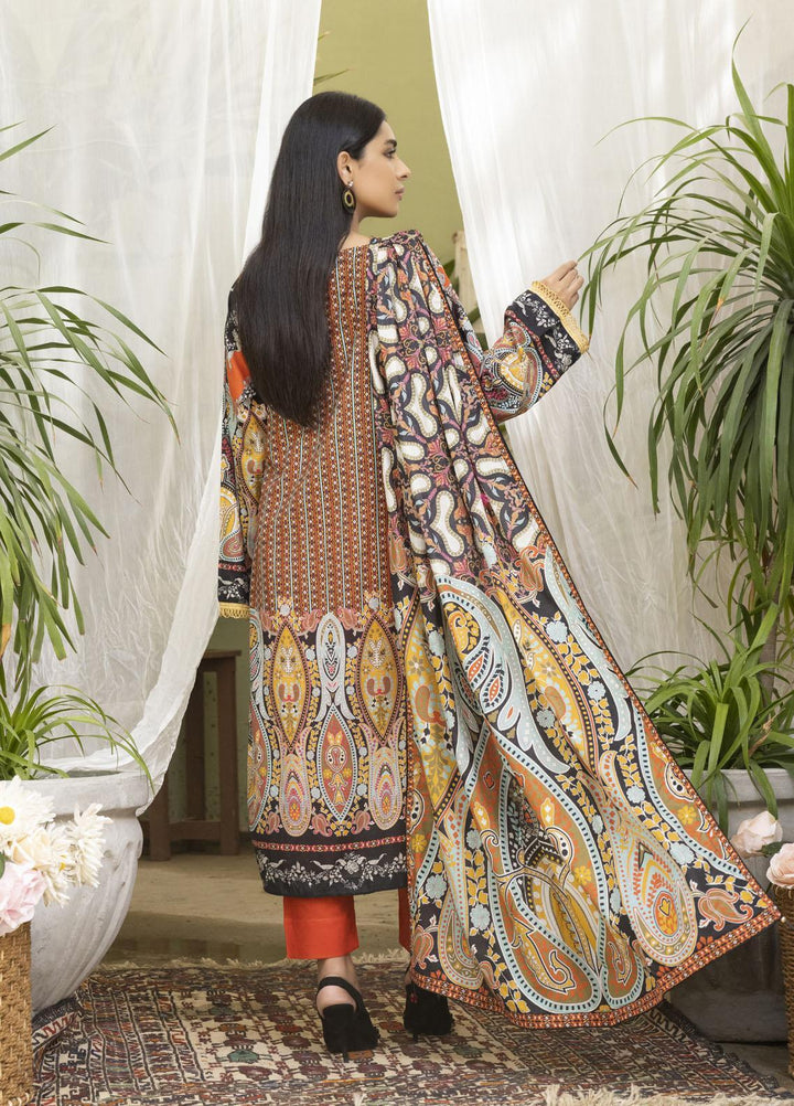 Rujhan Printed Lawn Suits Unstitched 3 Piece RJN22L-3 RPL- 007 - Summer Collection