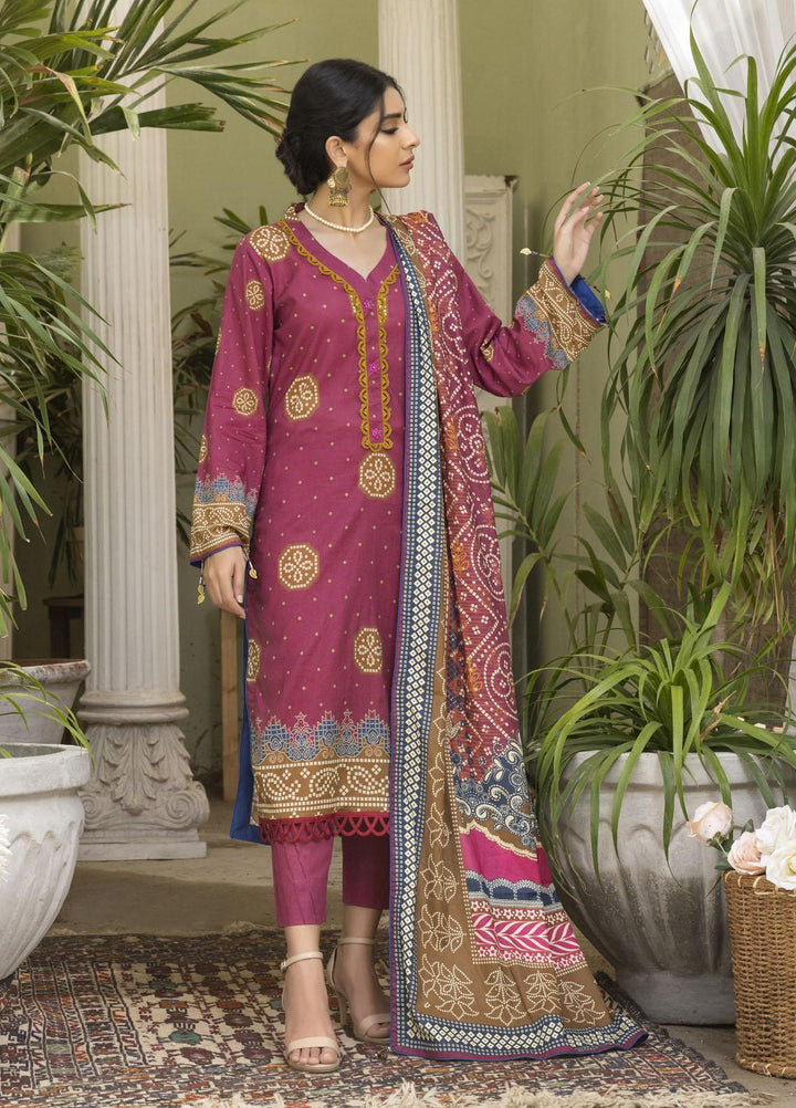 Rujhan Printed Lawn Suits Unstitched 3 Piece RJN22L-3 RPL- 008 - Summer Collection