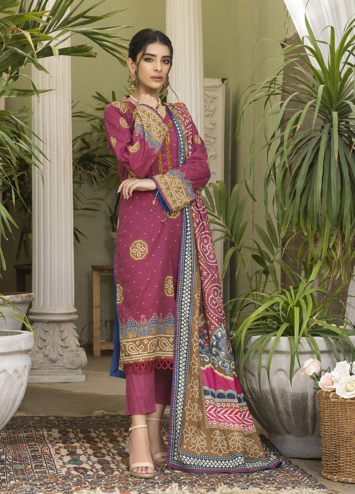 Rujhan Printed Lawn Suits Unstitched 3 Piece RJN22L-3 RPL- 008 - Summer Collection