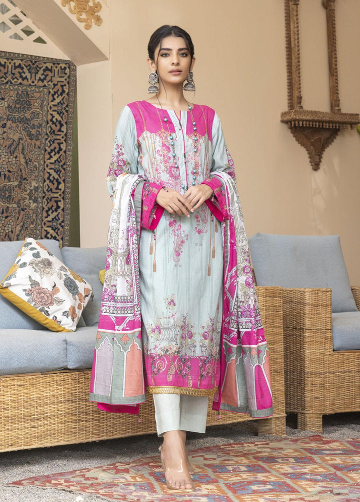 Rujhan Printed Lawn Suits Unstitched 3 Piece RJN22L-3 RPL- 009 - Summer Collection