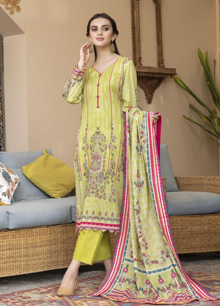 Rujhan Printed Lawn Suits Unstitched 3 Piece RJN22L-3 RPL- 010 - Summer Collection
