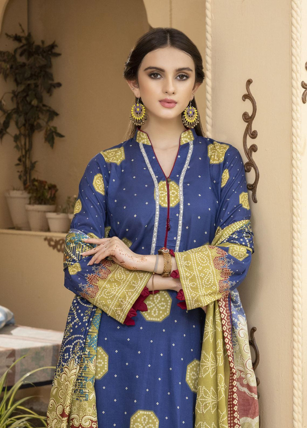 Rujhan Printed Lawn Suits Unstitched 3 Piece RJN22L-3 RPL- 012 - Summer Collection