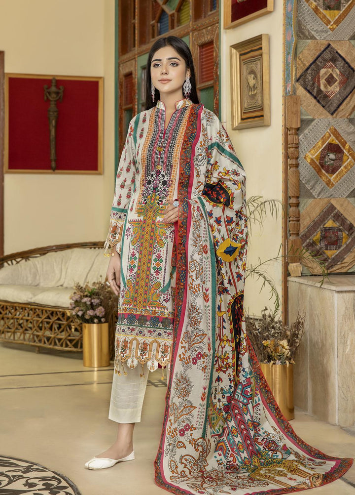 Rujhan Printed Lawn Suits Unstitched 3 Piece RJN22L-3 RPP- 002 - Summer Collection