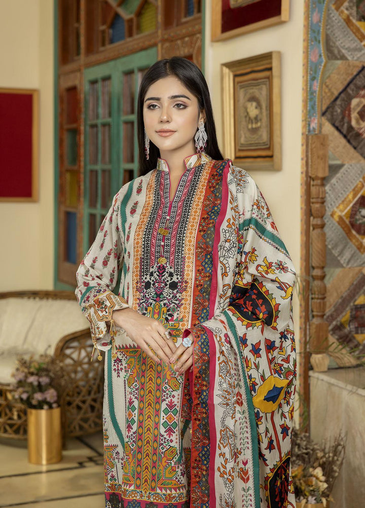 Rujhan Printed Lawn Suits Unstitched 3 Piece RJN22L-3 RPP- 002 - Summer Collection