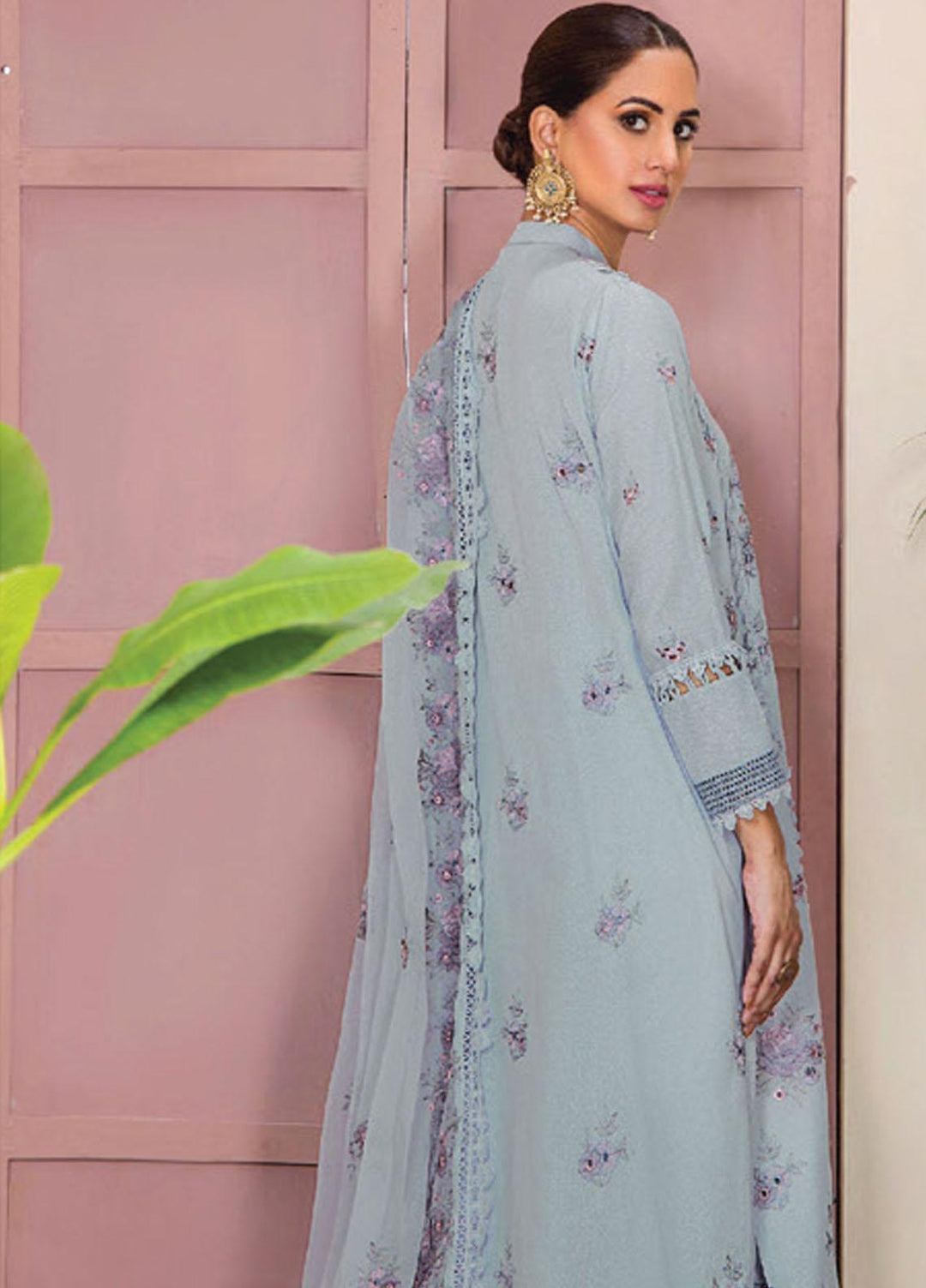 Rumli By Humdum Embroidered Karandi Suits Unstitched 3 Piece HD23RM D-07 - Formal Collection