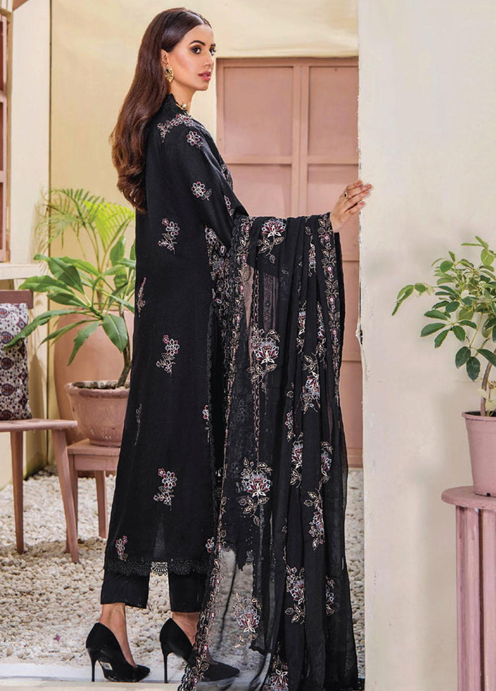 Rumli By Humdum Embroidered Karandi Suits Unstitched 3 Piece HD23RM D-09 - Formal Collection