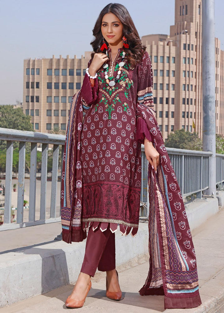Rung By Al Zohaib Embroidered Lawn Suits Unstitched 3 Piece AZ22R 03 - Summer Collection