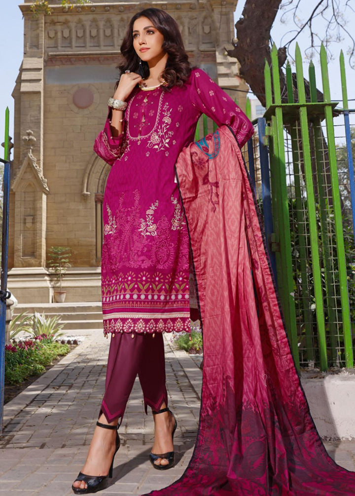 Rung By Al Zohaib Embroidered Lawn Suits Unstitched 3 Piece AZ22R 07 - Summer Collection