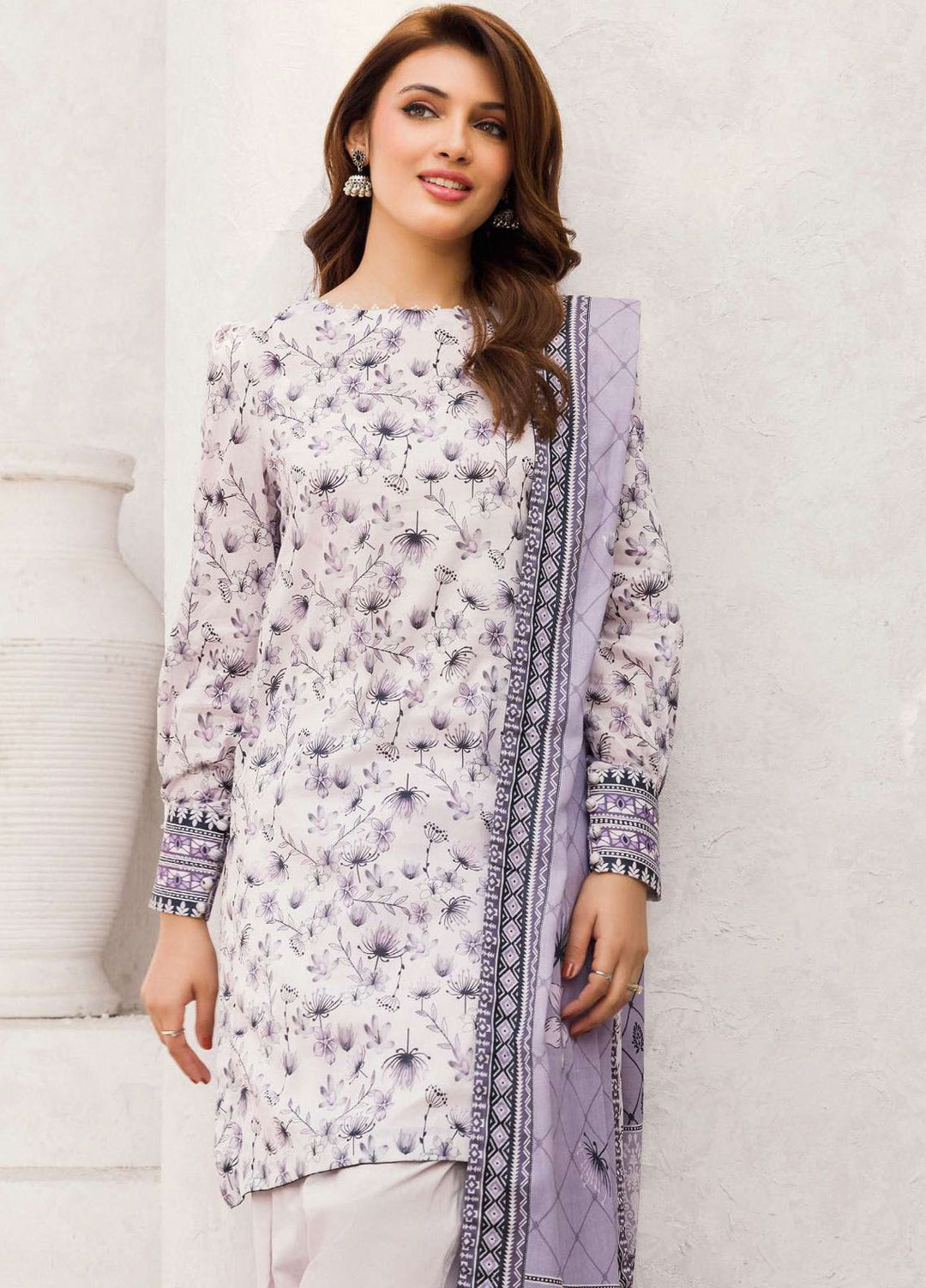 Rung By Motifz Printed Lawn Suit Unstitched 3 Piece MT24L-V1 4543 Zara - Summer Collection