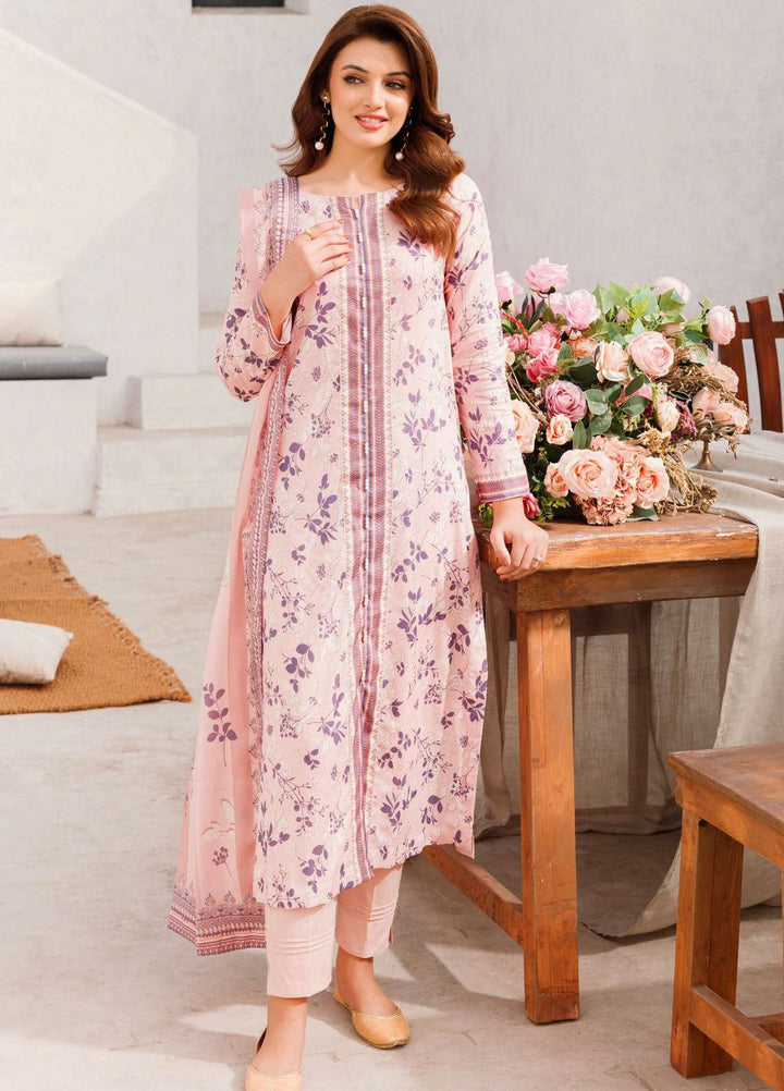 Rung By Motifz Printed Lawn Suit Unstitched 3 Piece MT24L-V1 4545 Rubab - Summer Collection
