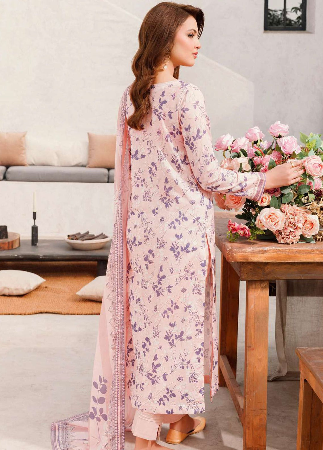 Rung By Motifz Printed Lawn Suit Unstitched 3 Piece MT24L-V1 4545 Rubab - Summer Collection