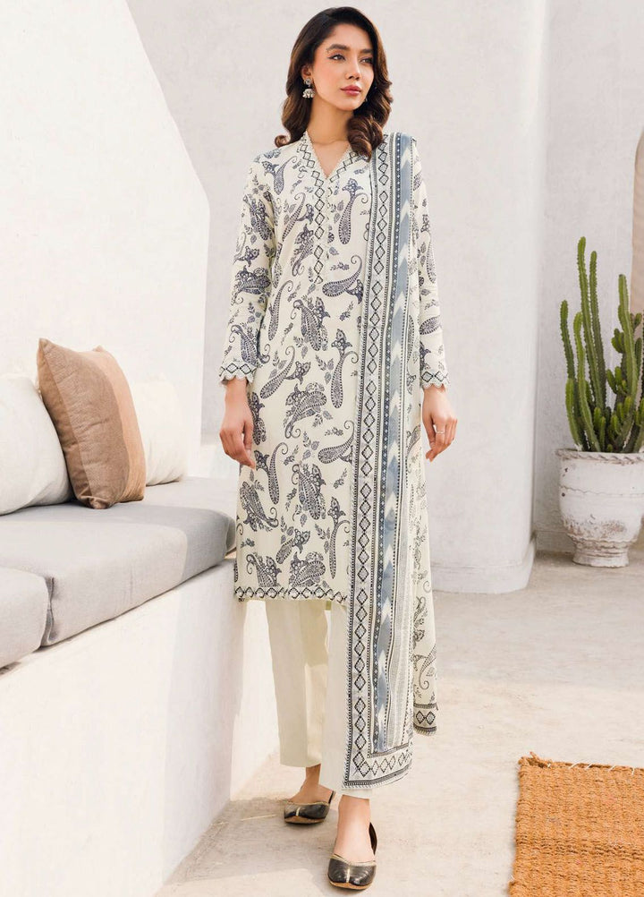 Rung By Motifz Printed Lawn Suit Unstitched 3 Piece MT24L-V1 4546 Jahan Aara - Summer Collection