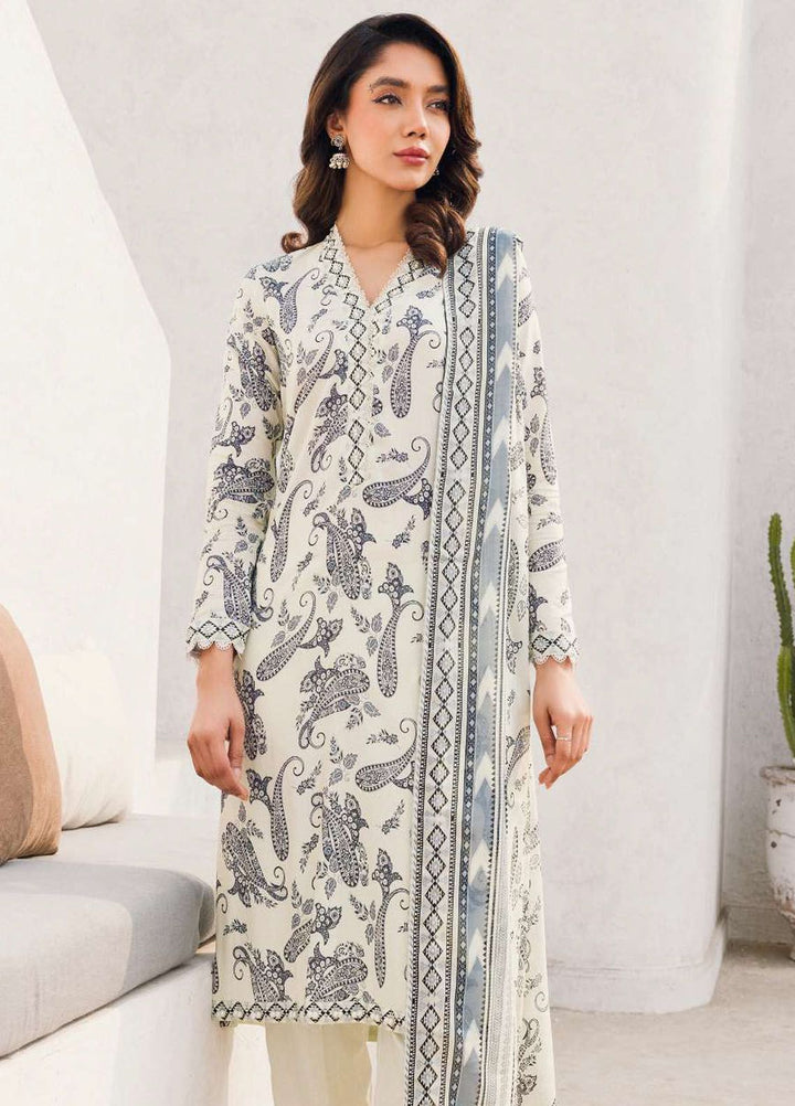 Rung By Motifz Printed Lawn Suit Unstitched 3 Piece MT24L-V1 4546 Jahan Aara - Summer Collection