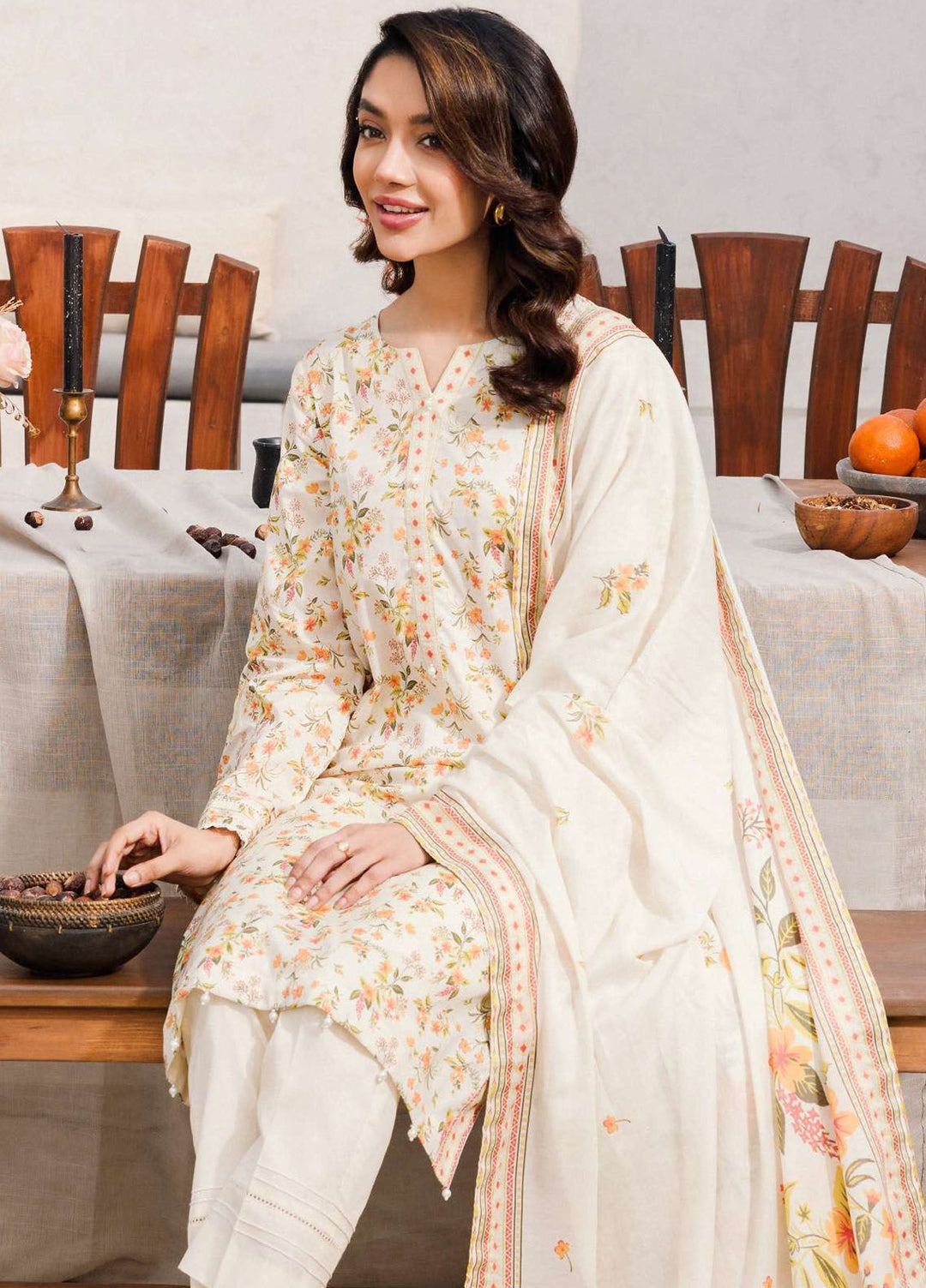 Rung By Motifz Printed Lawn Suit Unstitched 3 Piece MT24L-V1 4547 Zaib - Summer Collection