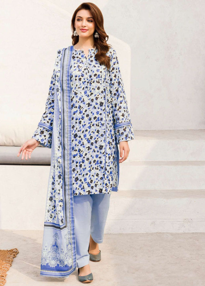 Rung By Motifz Printed Lawn Suit Unstitched 3 Piece MT24L-V1 4548 Noor Jahan - Summer Collection