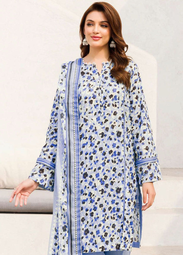 Rung By Motifz Printed Lawn Suit Unstitched 3 Piece MT24L-V1 4548 Noor Jahan - Summer Collection