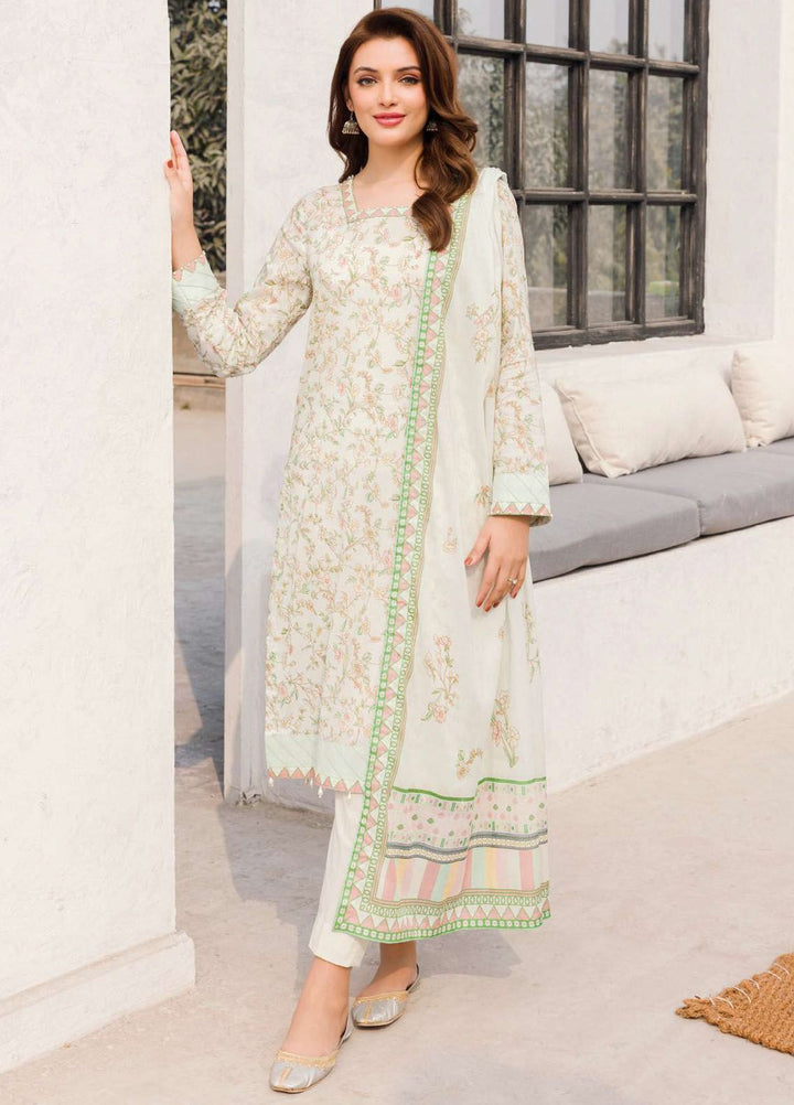 Rung By Motifz Printed Lawn Suit Unstitched 3 Piece MT24L-V1 4549 Zeenat - Summer Collection