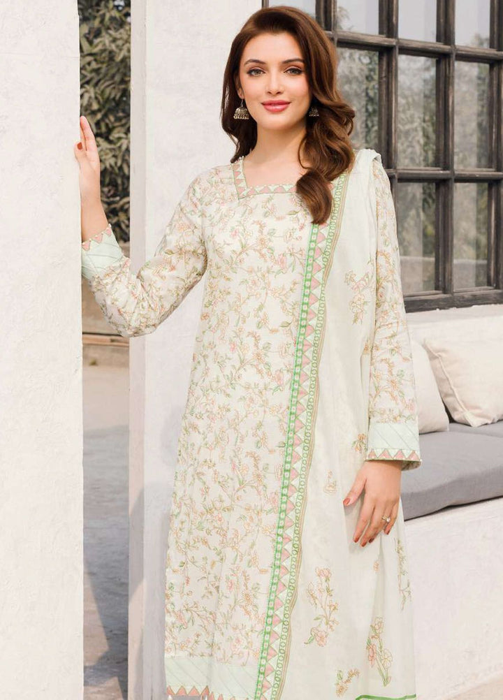 Rung By Motifz Printed Lawn Suit Unstitched 3 Piece MT24L-V1 4549 Zeenat - Summer Collection