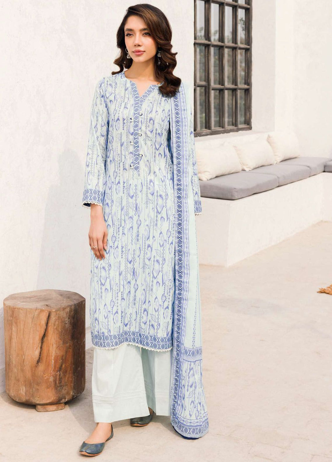Rung By Motifz Printed Lawn Suit Unstitched 3 Piece MT24L-V1 4550 Hayaat - Summer Collection