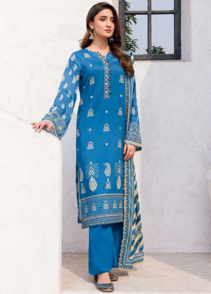 Rung By Motifz Printed Lawn Suit Unstitched 3 Piece MT24L-V2 4583 Zaba - Summer Collection
