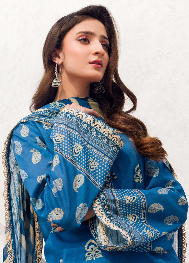 Rung By Motifz Printed Lawn Suit Unstitched 3 Piece MT24L-V2 4583 Zaba - Summer Collection