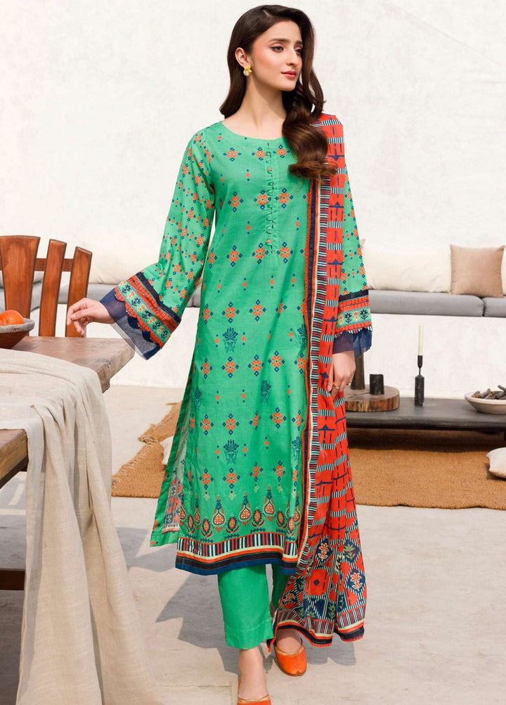 Rung By Motifz Printed Lawn Suit Unstitched 3 Piece MT24L-V2 4584 Mumtaz - Summer Collection