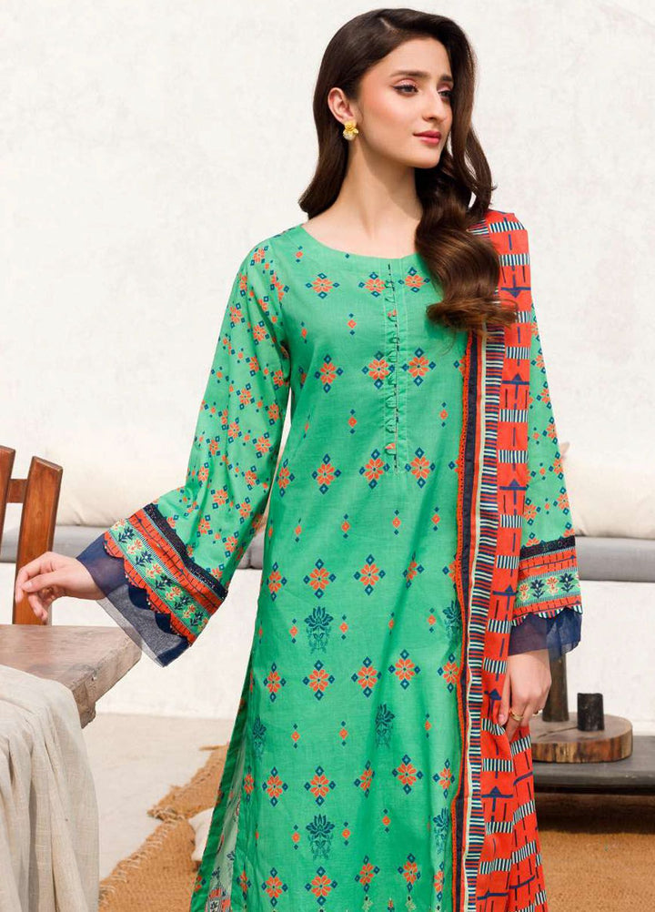 Rung By Motifz Printed Lawn Suit Unstitched 3 Piece MT24L-V2 4584 Mumtaz - Summer Collection