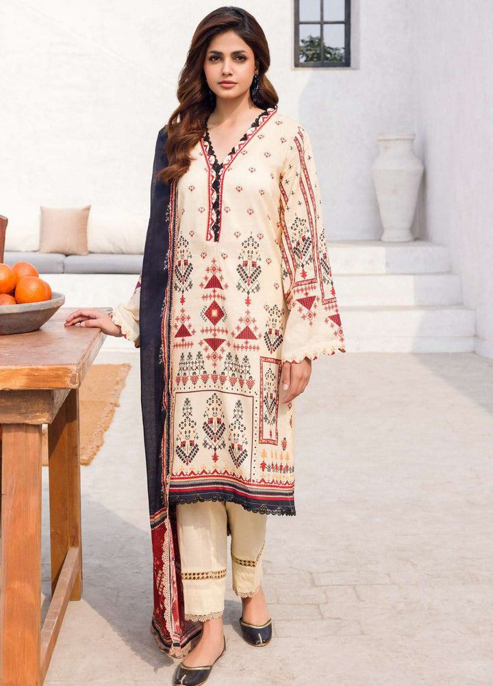 Rung By Motifz Printed Lawn Suit Unstitched 3 Piece MT24L-V2 4586 Qudsia - Summer Collection