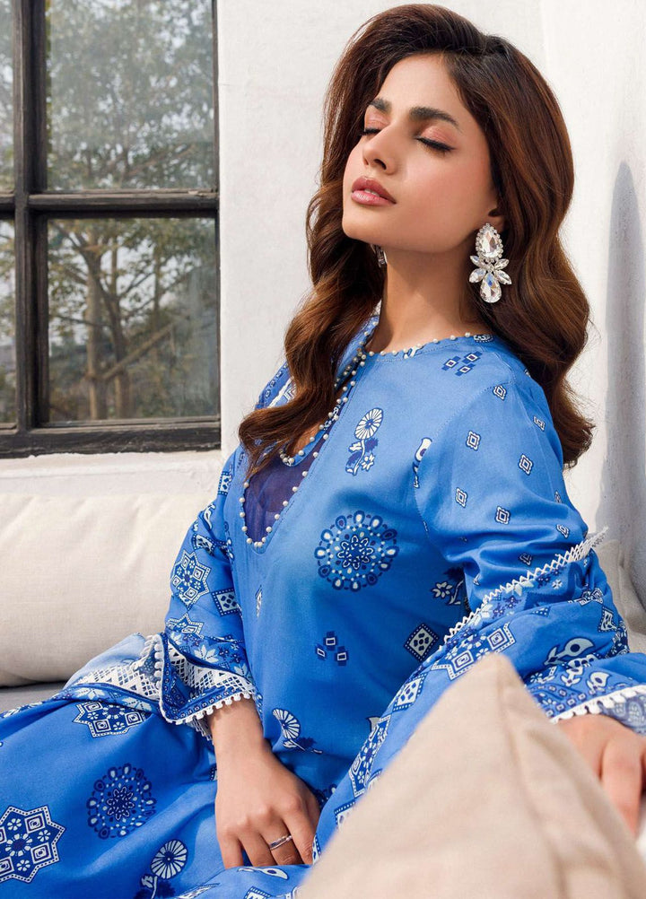 Rung By Motifz Printed Lawn Suit Unstitched 3 Piece MT24L-V2 4588 Sarina - Summer Collection